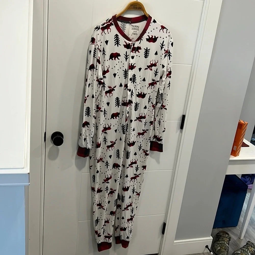 Family  jammies ladies onsie size medium